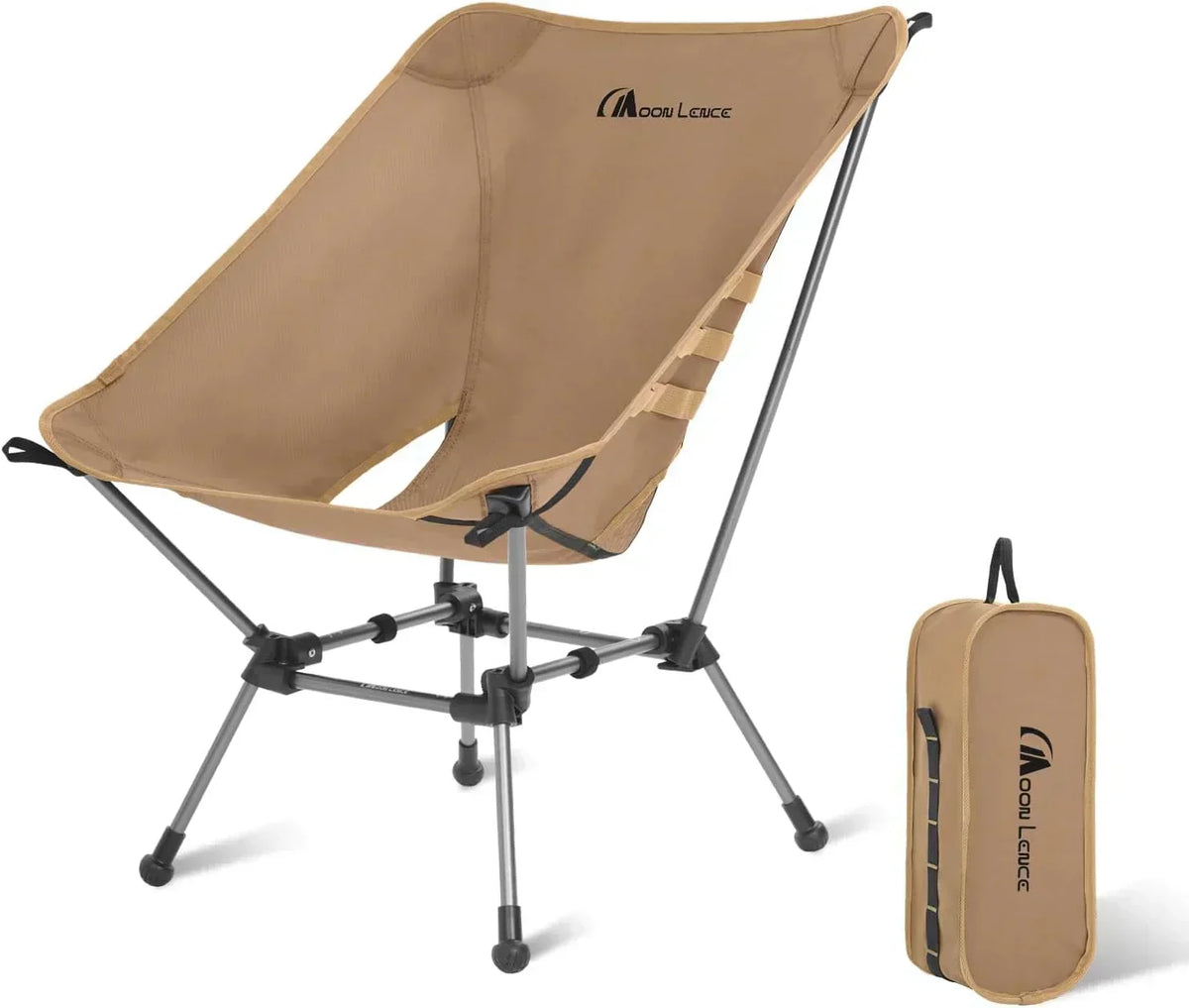 Portable Camping Chair Plus Folding Chair for Backpacking and Hiking