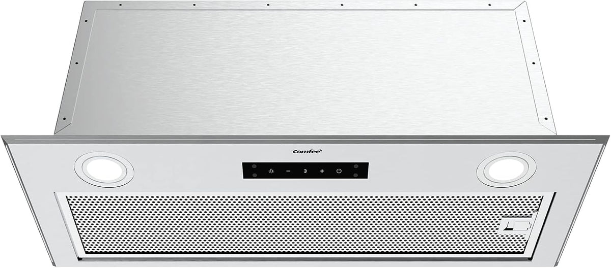 Comfee 30" Under Cabinet Ducted/Ductless Convertible Slim Vent Durable Stainless Steel Kitchen Reusable Filter
