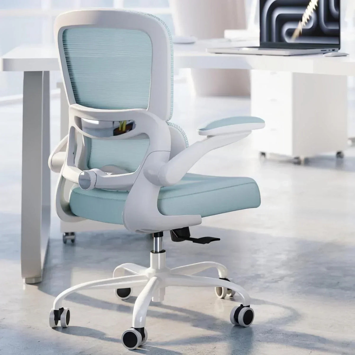 TRALT Office Chair Ergonomic Desk Chair 330 lbs Home Mesh Gaming Chair with Wheels